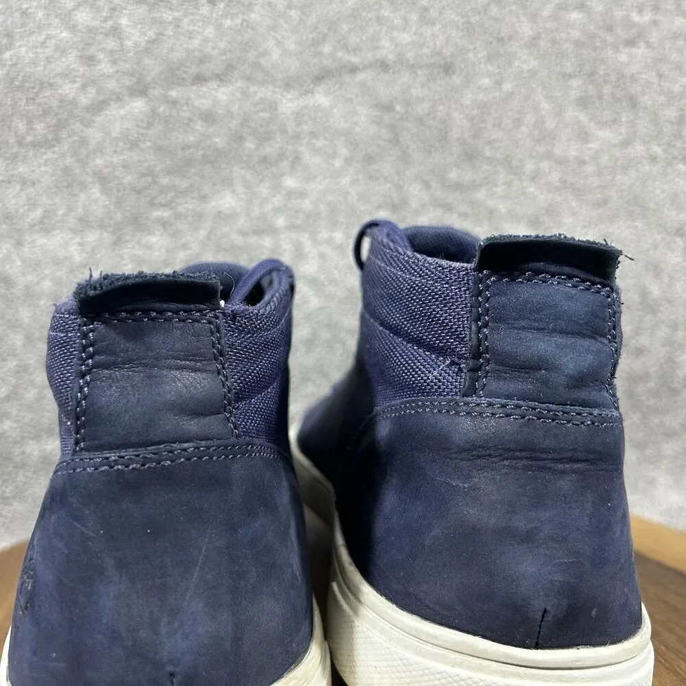 Timberland Davis Square Mens Size 12 Blue Nubuck Casual Chukka Shoes Used